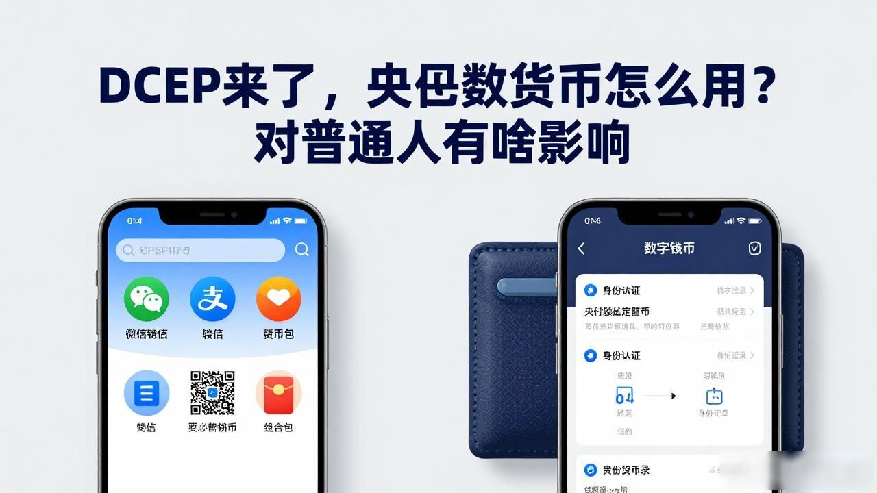 DCEP来了，央行数字货币怎么用？对普通人有啥影响