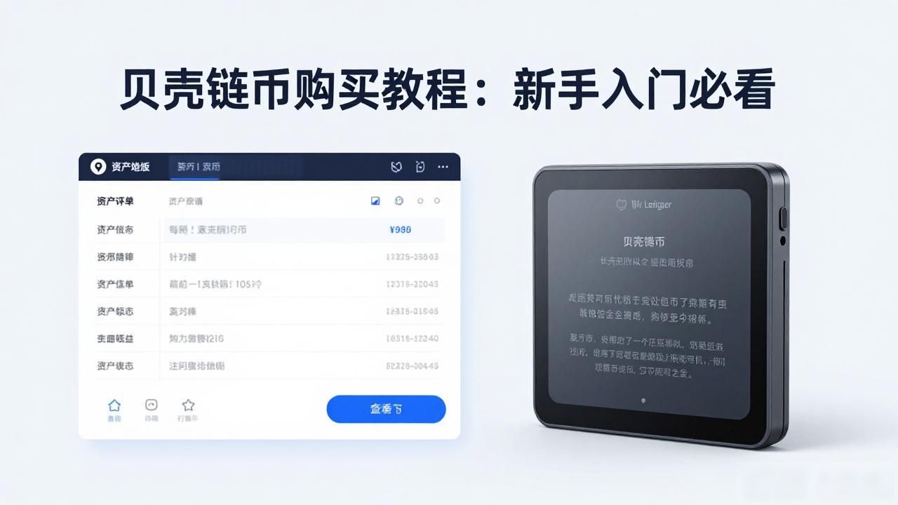 贝壳链币购买教程：新手入门必看