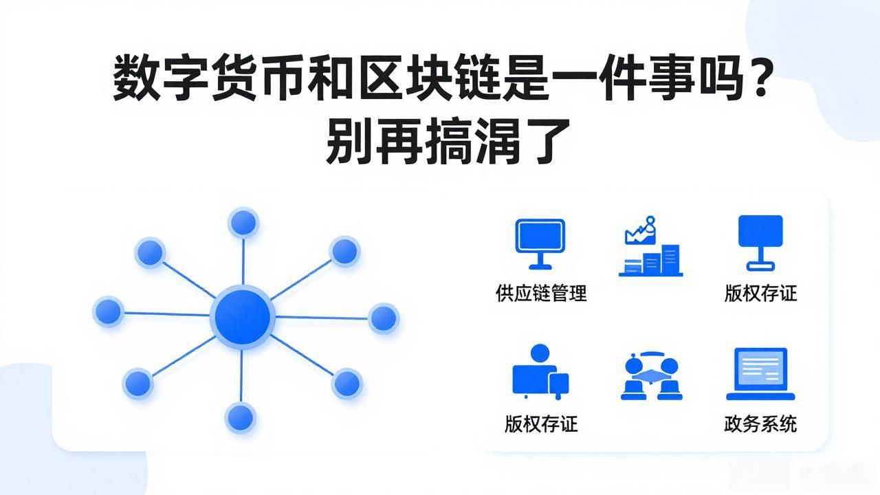 数字货币和区块链是一回事吗？别再搞混了