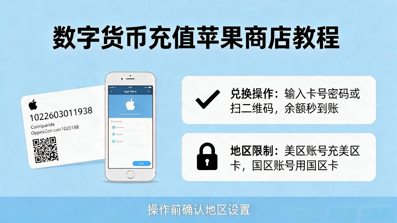 数字货币怎么充值苹果商店？手把手教你操作