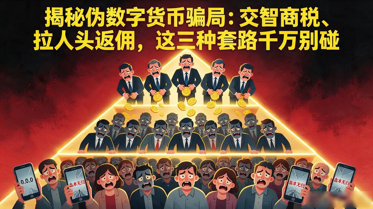 揭秘伪数字货币骗局：交智商税、拉人头返佣，这三种套路千万别碰