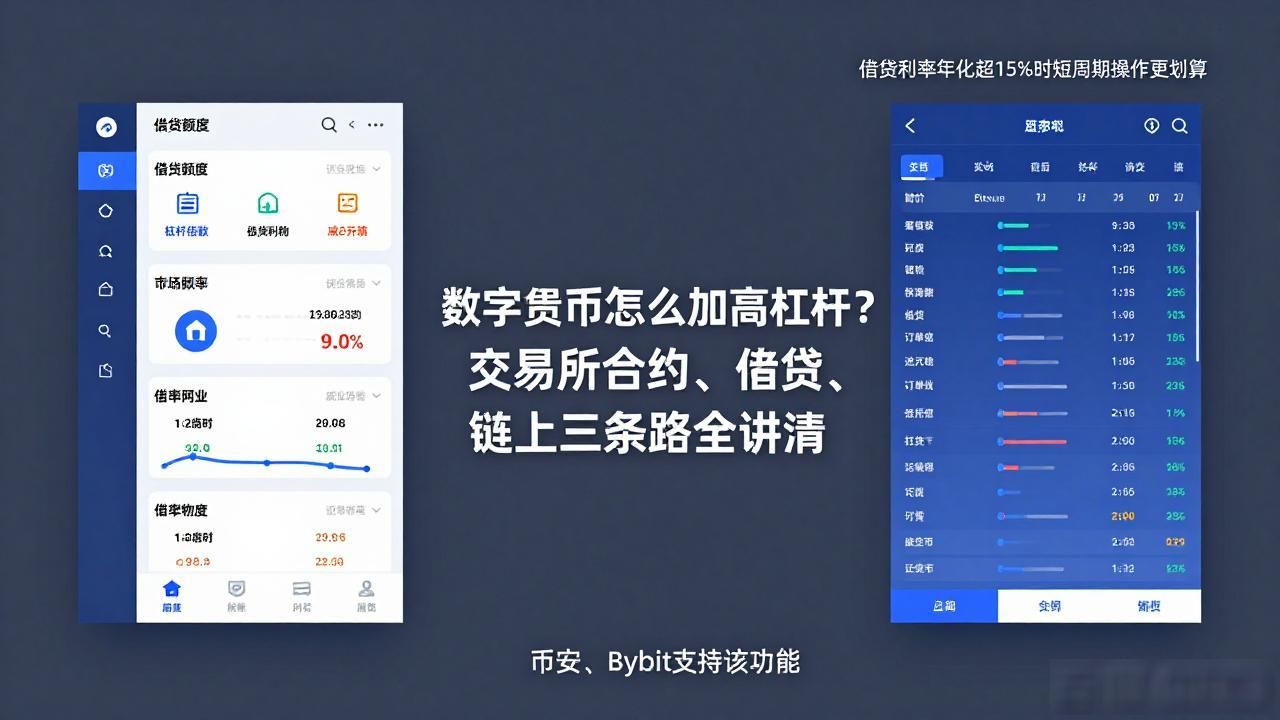 数字货币怎么加高杠杆？交易所合约、借贷、链上三条路全讲清