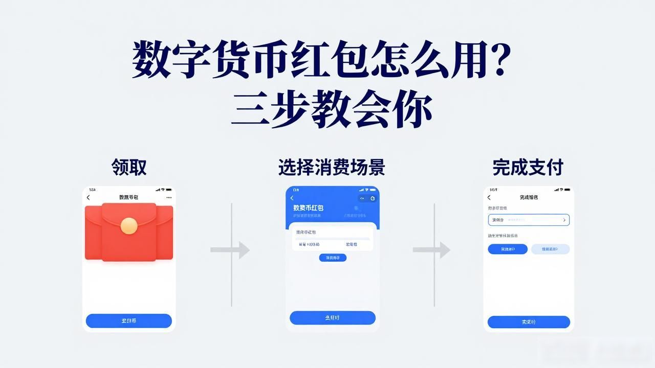 数字货币红包怎么用？三步教会你