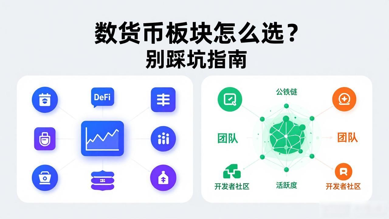 数字货币板块怎么选？别踩坑指南