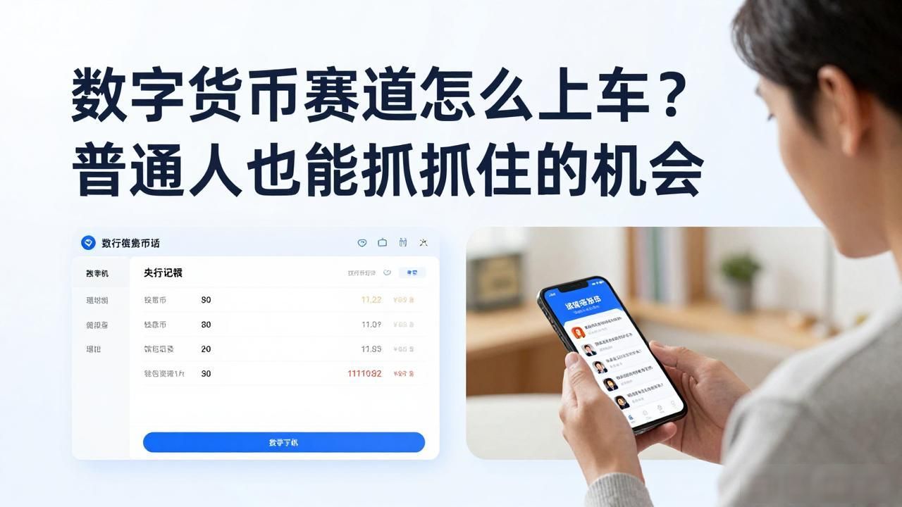 数字货币新赛道怎么上车？普通人也能抓住的机会