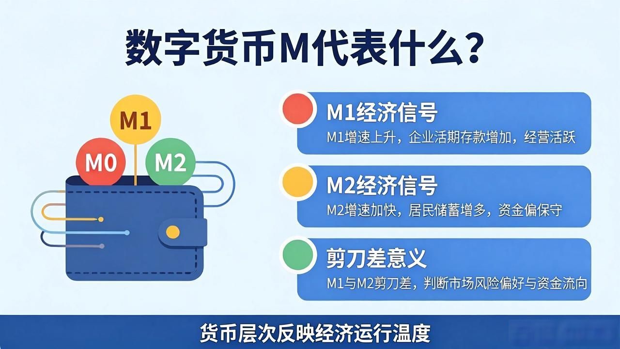 数字货币M代表什么？一文搞懂M0M1M2