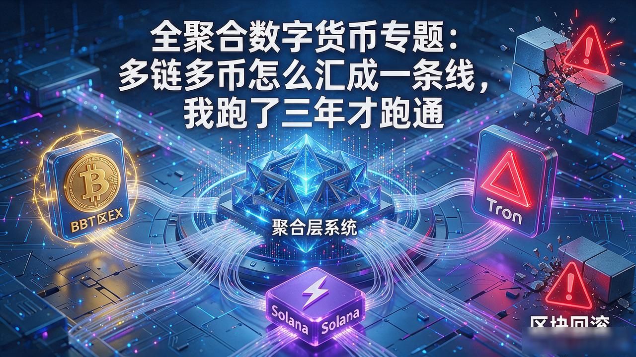 全聚合数字货币专题：多链多币怎么汇成一条线，我跑了三年才跑通