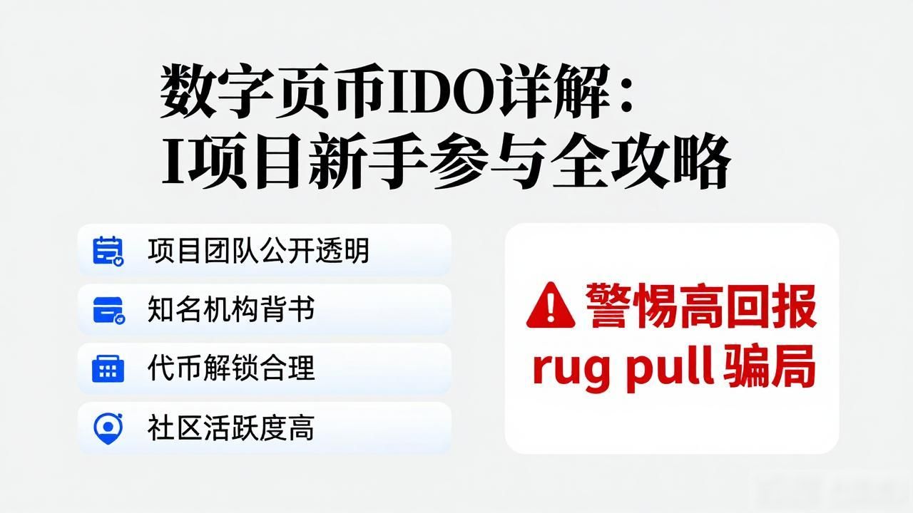 数字货币IDO详解：I项目新手参与全攻略