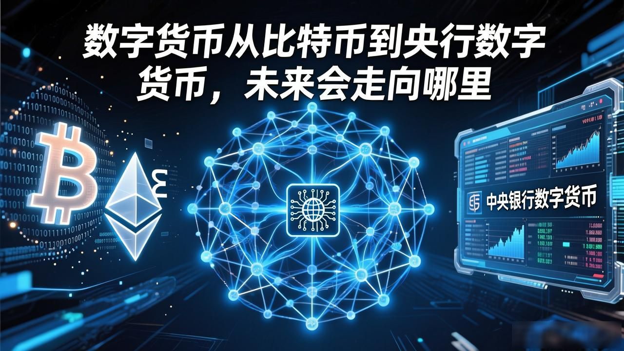 数字货币从比特币到央行数字货币，未来会走向哪里