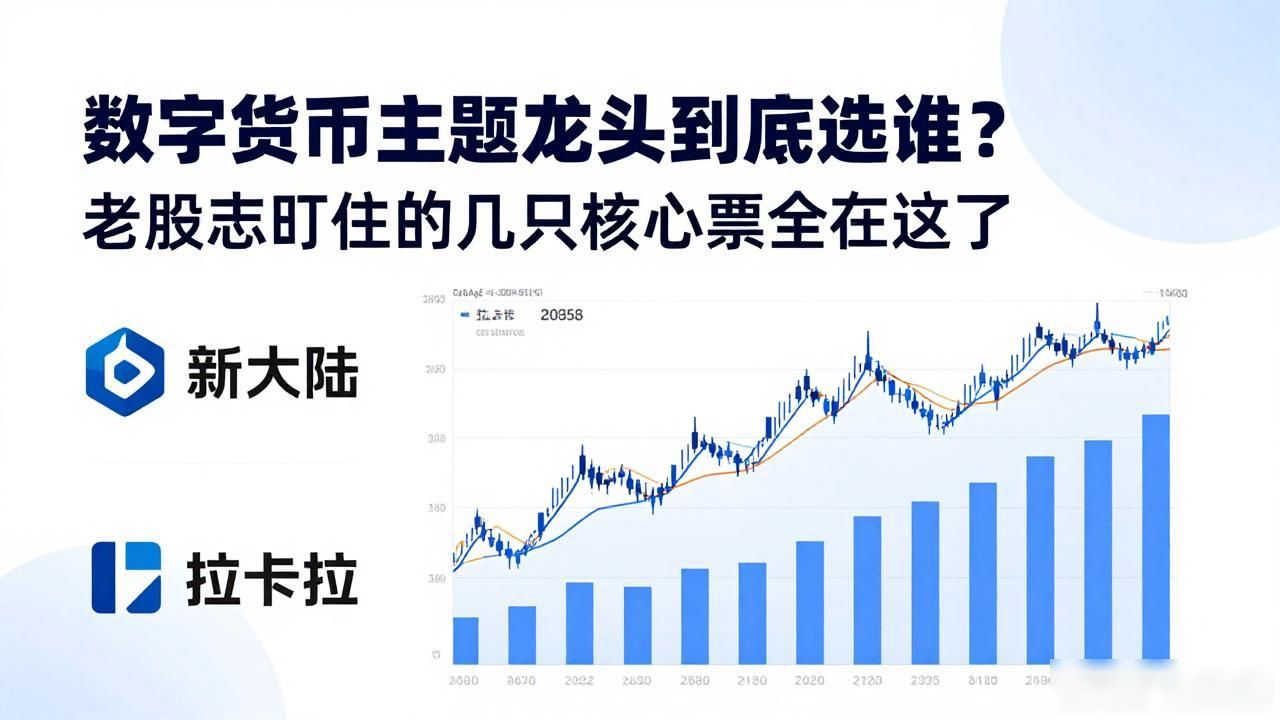 数字货币主题龙头到底选谁？老股民盯住的几只核心票全在这了