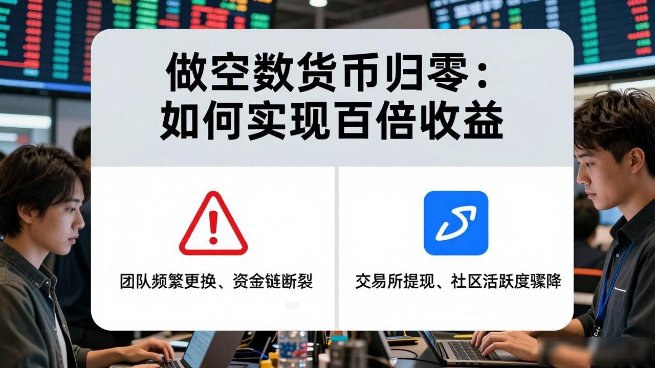 做空数字货币归零：如何实现百倍收益