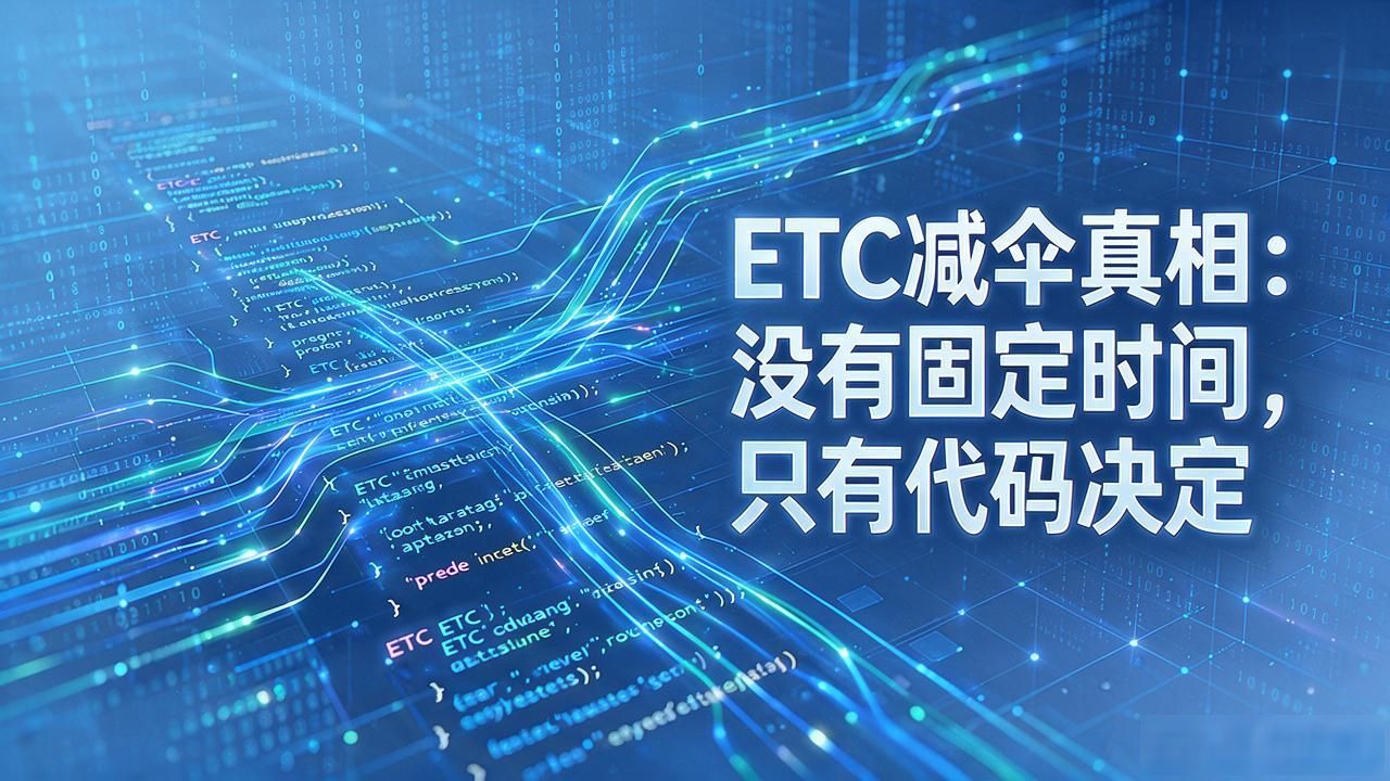 ETC减半真相：没有固定时间，只有代码决定