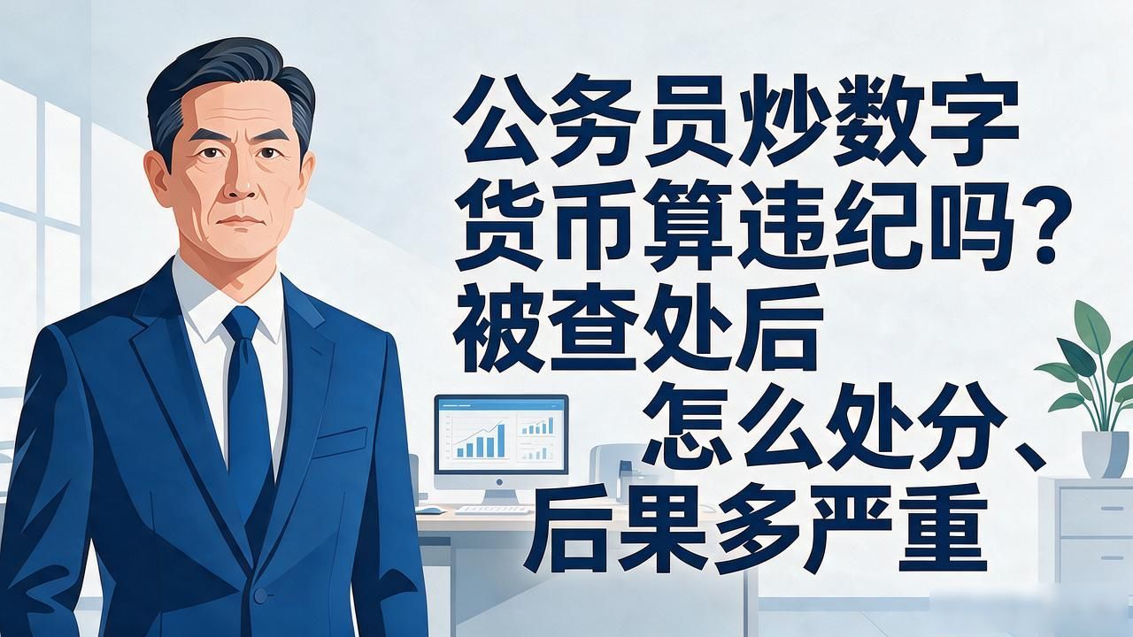 公务员炒数字货币算违纪吗？被查处后怎么处分、后果多严重