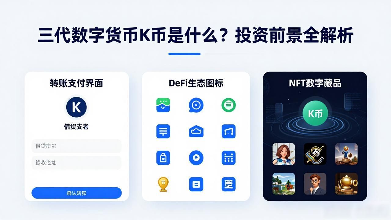 三代数字货币K币是什么？投资前景全解析