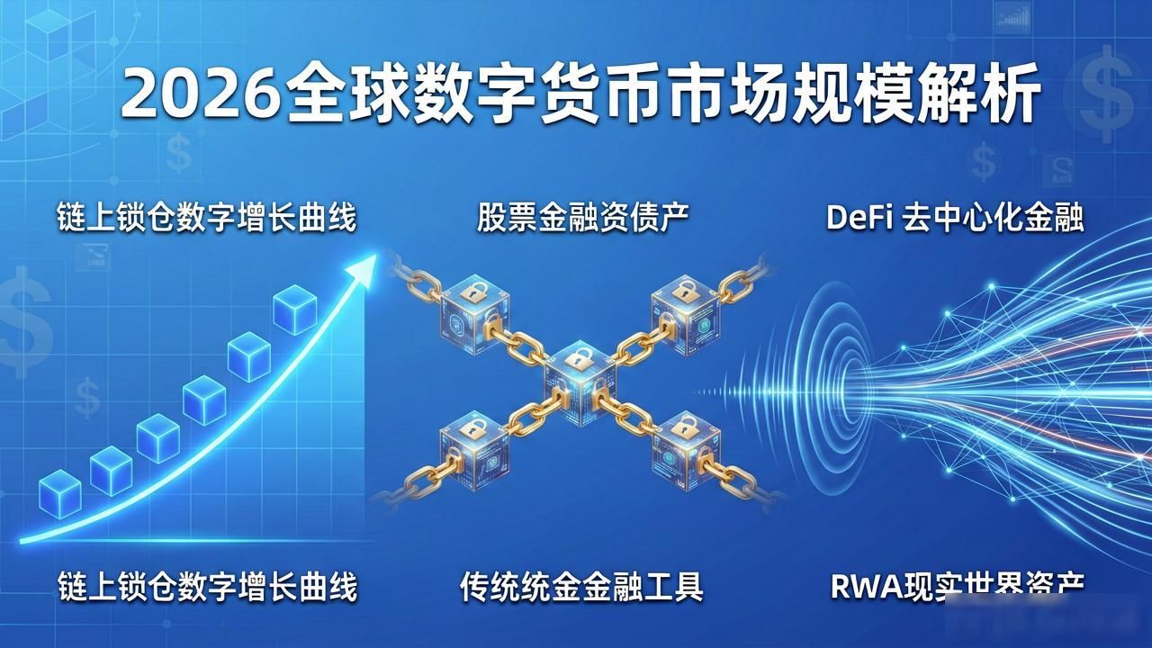 2026年全球数字货币市场总规模究竟是多少？