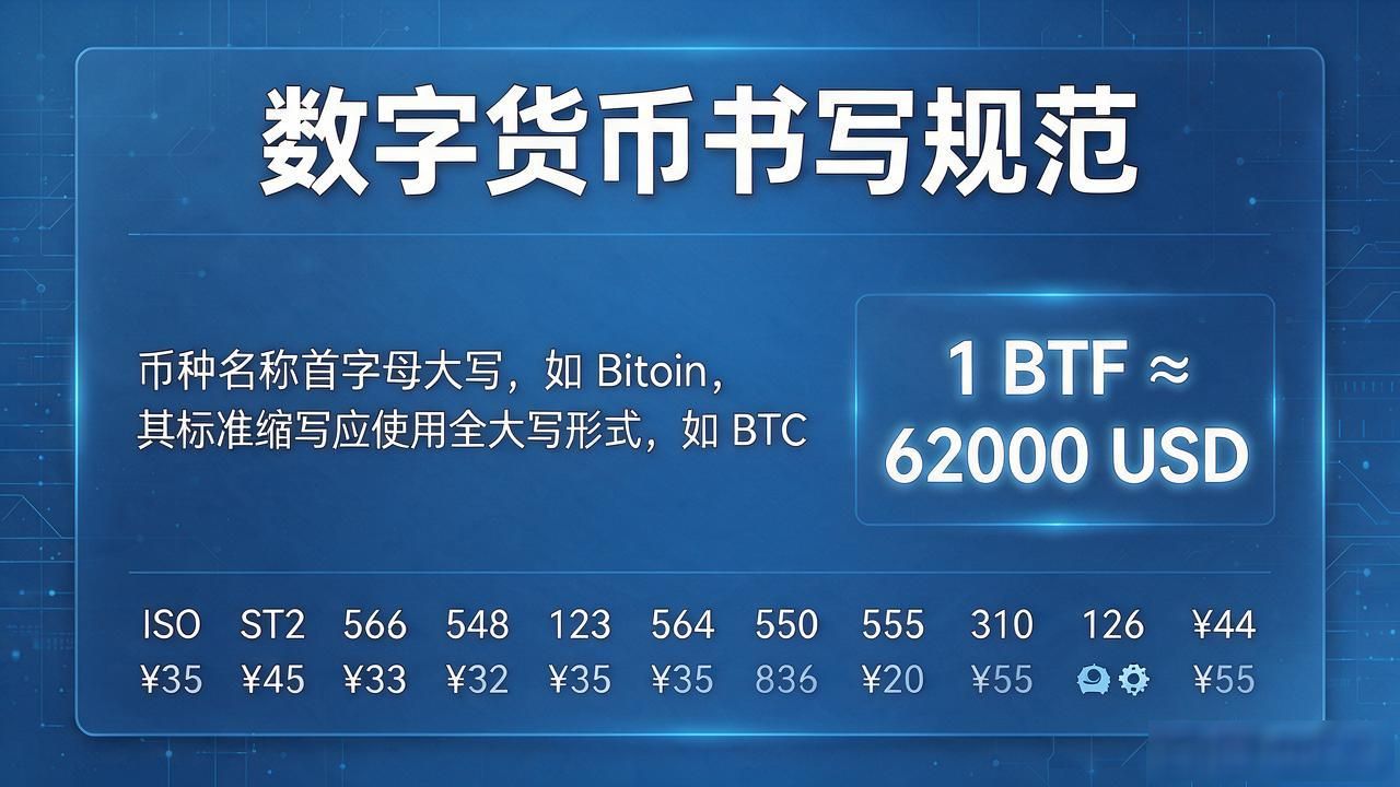 数字货币怎么书写才规范？一文讲清楚