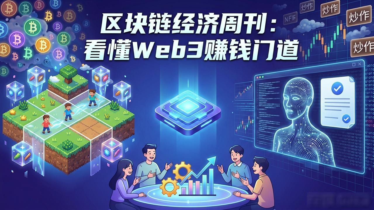 区块链经济周刊：看懂Web3赚钱门道