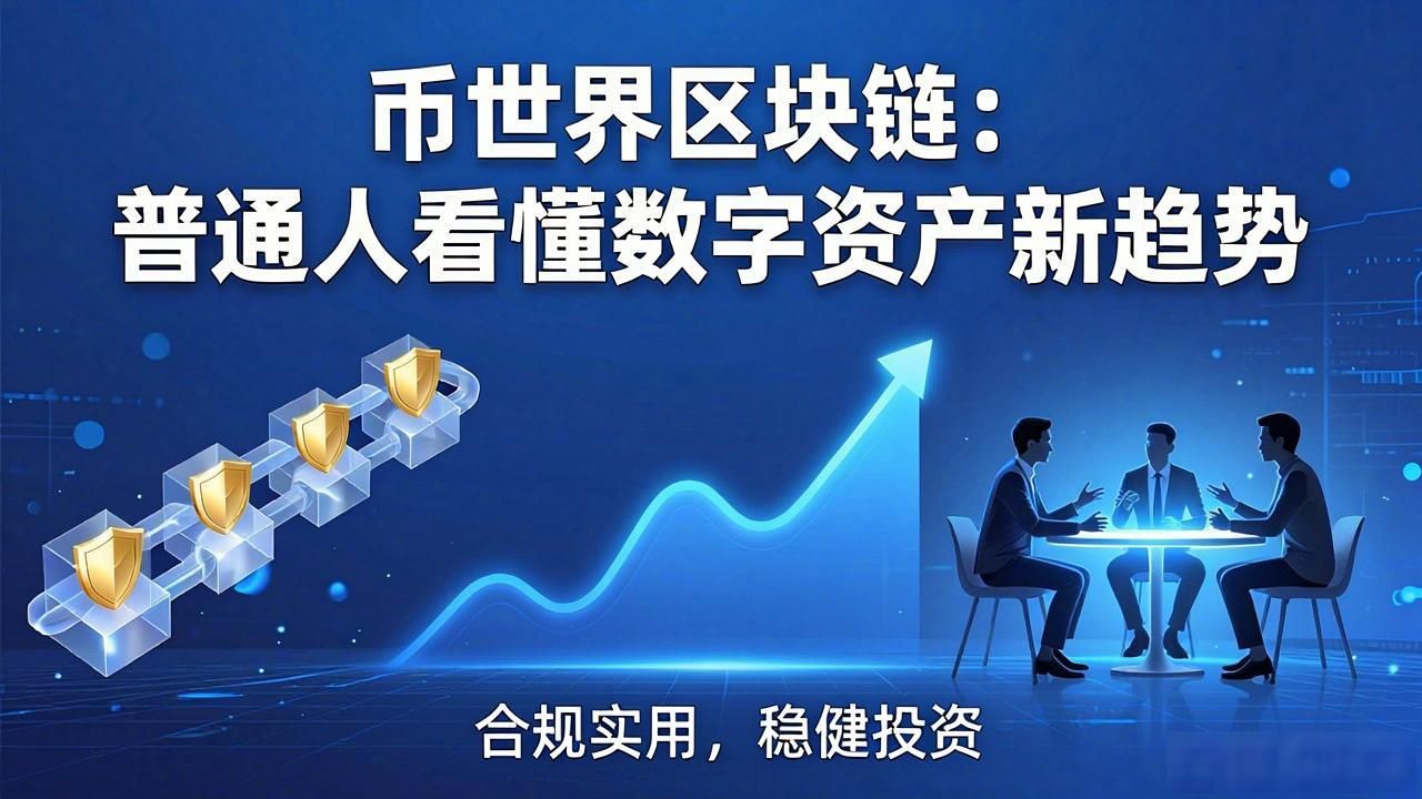 币世界区块链：普通人看懂数字资产新趋势