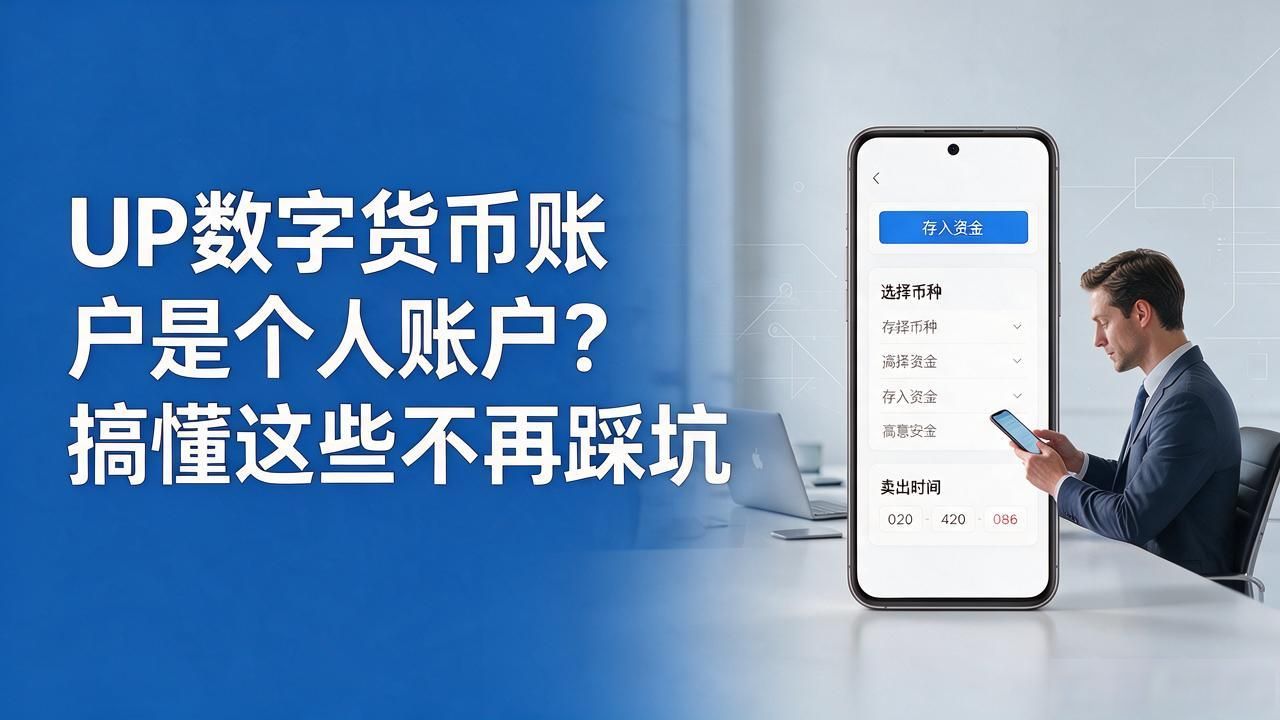 UP数字货币账户是个人账户？搞懂这些不再踩坑