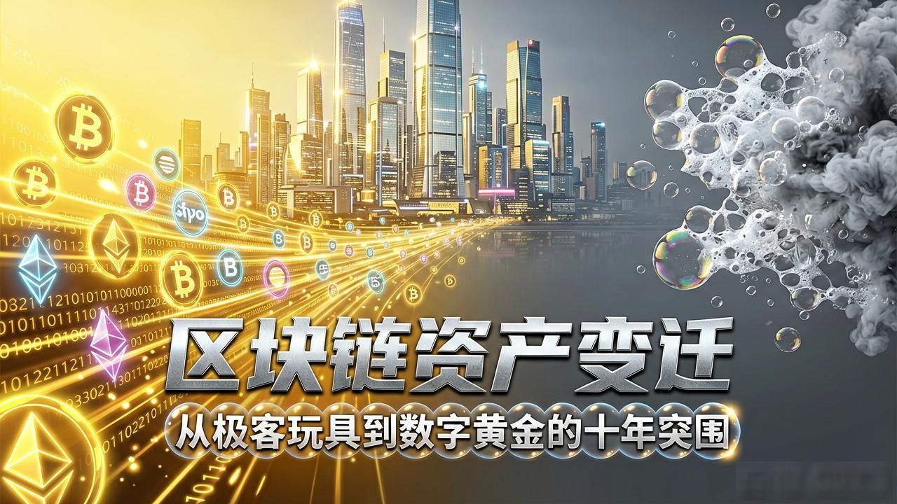 区块链资产变迁：从极客玩具到数字黄金的十年突围