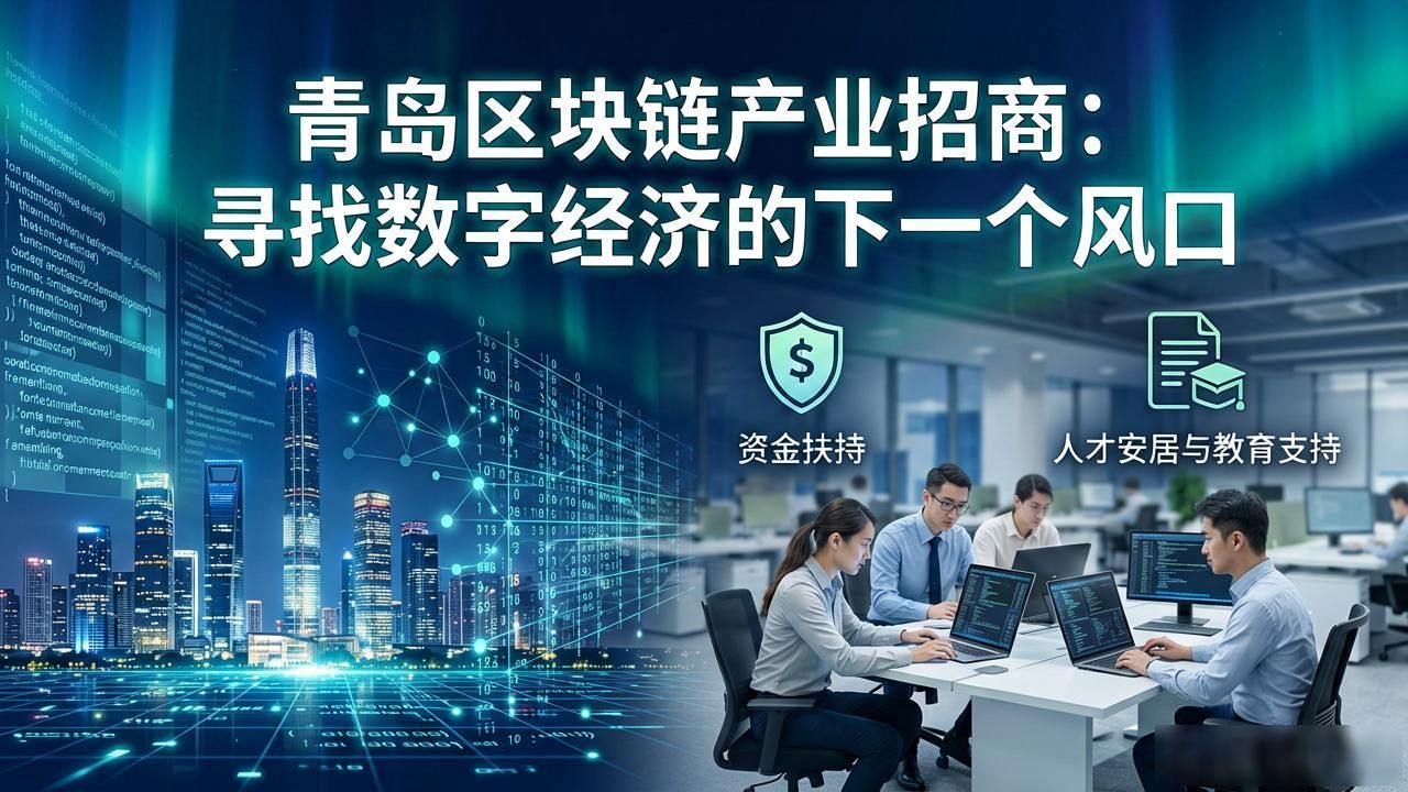 青岛区块链产业招商：寻找数字经济的下一个风口