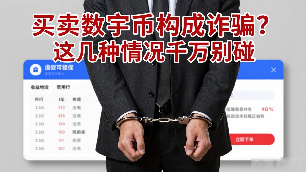 买卖数字货币构成诈骗？这几种情况千万别碰