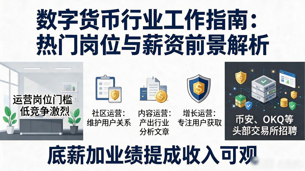 数字货币行业工作指南：热门岗位与薪资前景解析