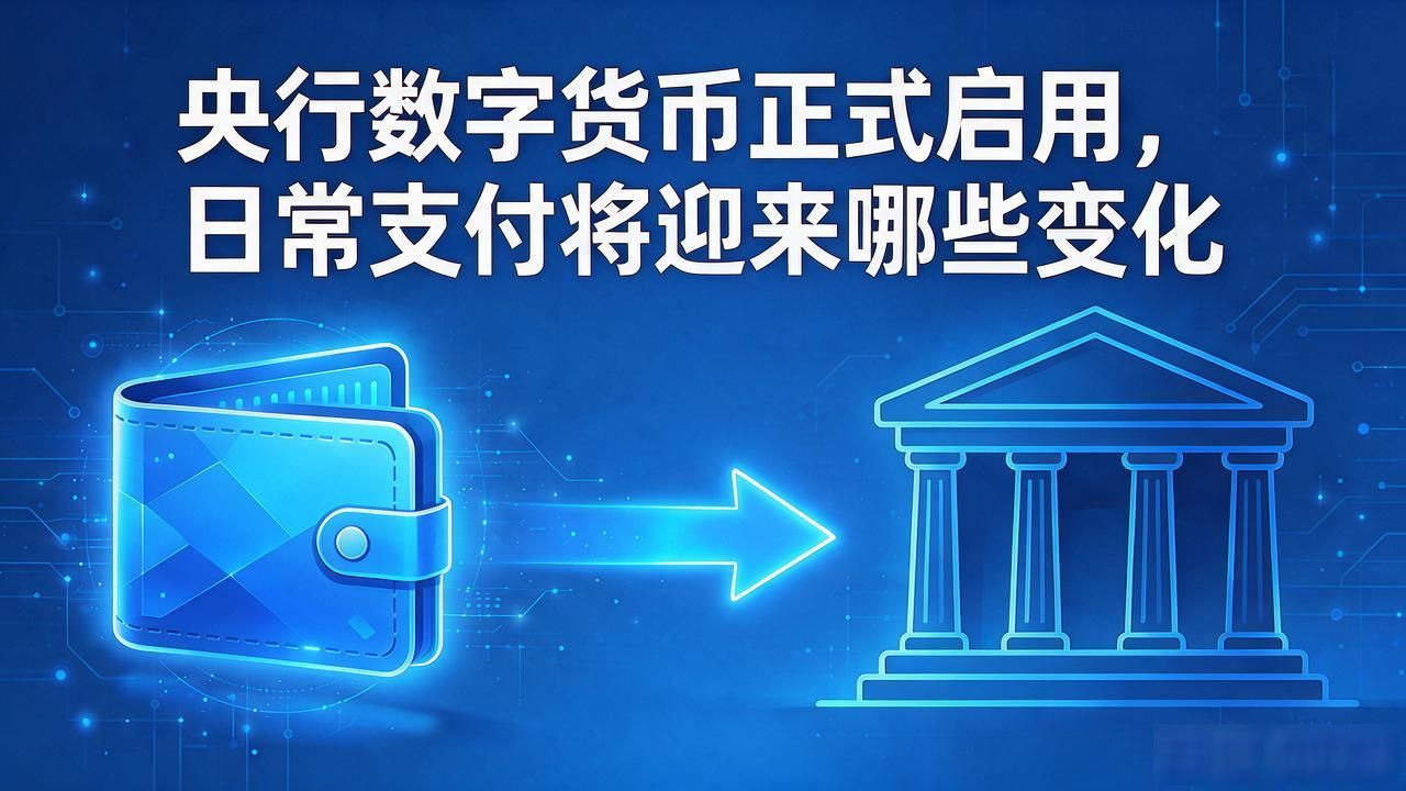 央行数字货币正式启用，日常支付将迎来哪些变化
