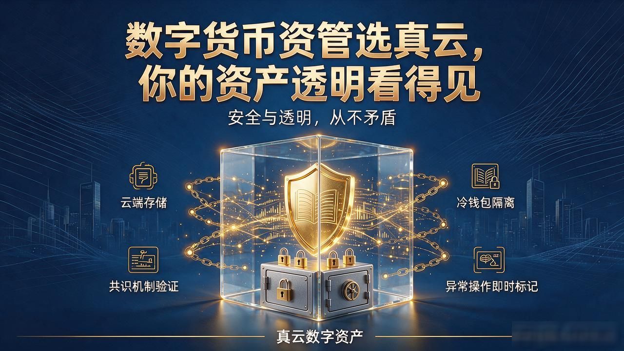 数字货币资管选真云，你的资产透明看得见
