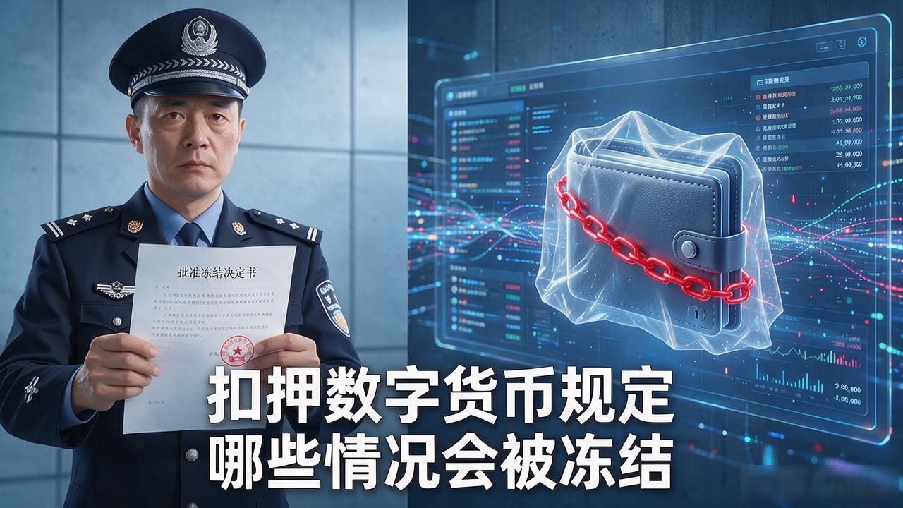扣押数字货币规定 哪些情况会被冻结