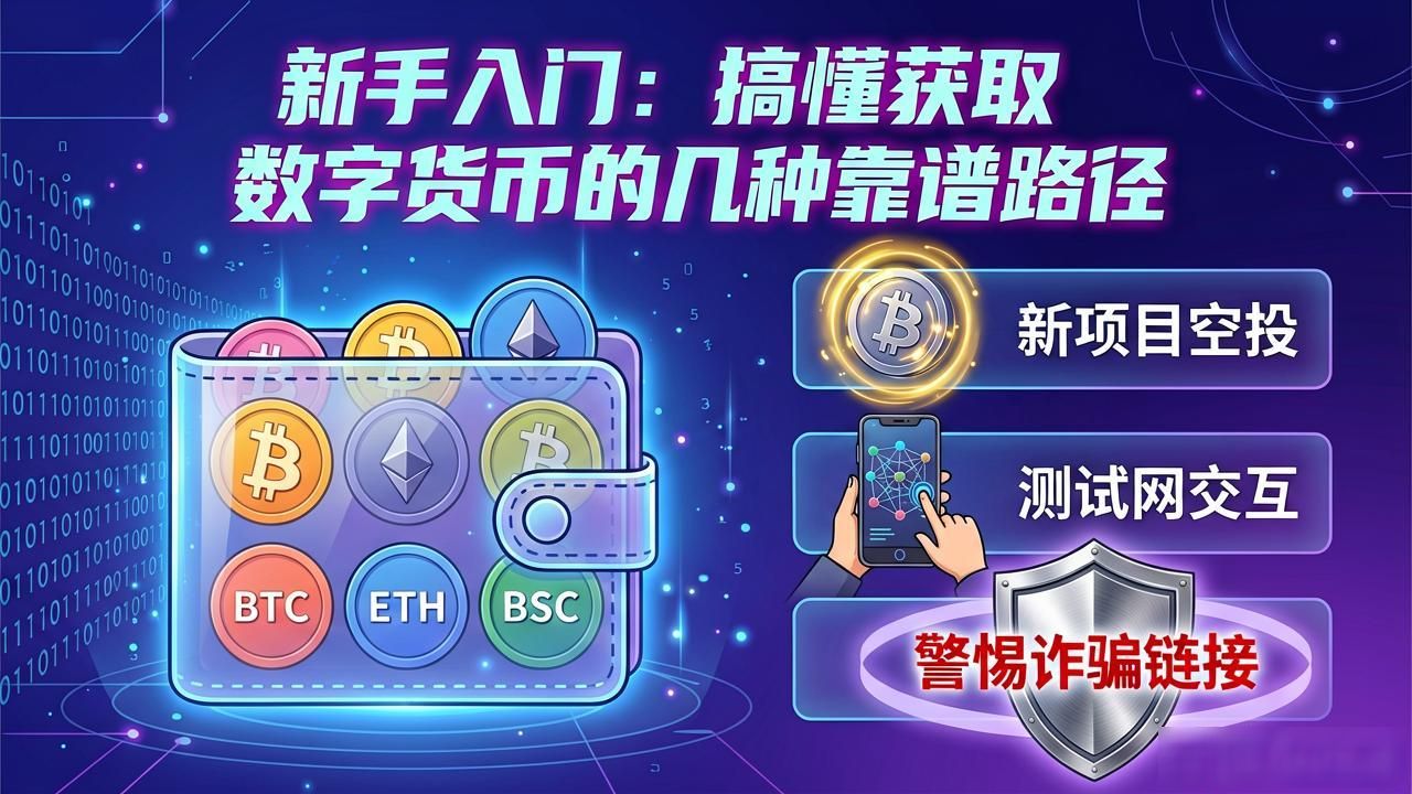 新手入门：搞懂获取数字货币的几种靠谱路径