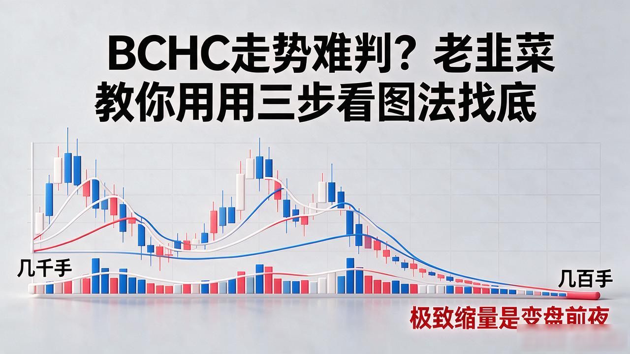 BCHC走势难判？老韭菜教你用三步看图法找底