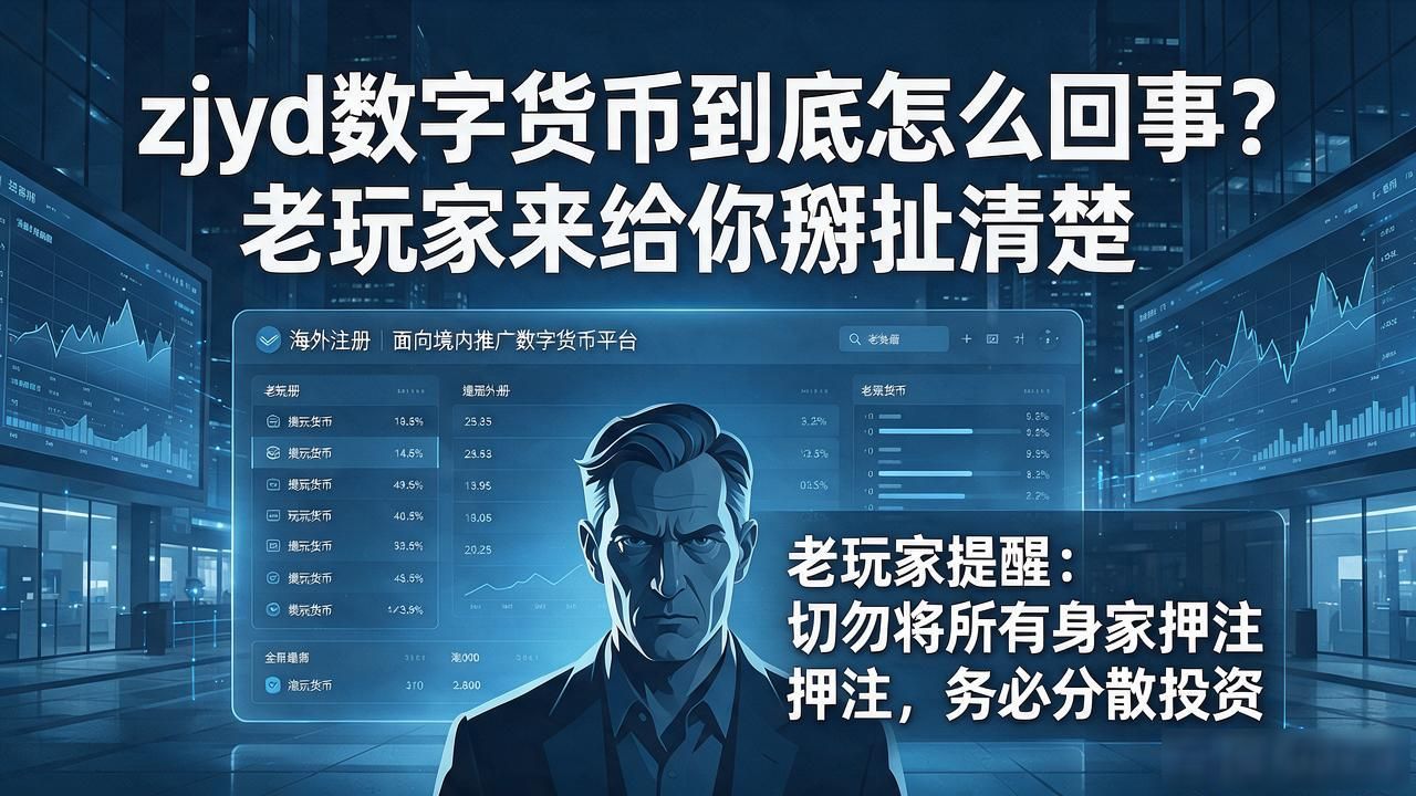 zjyd数字货币到底怎么回事？老玩家来给你掰扯清楚