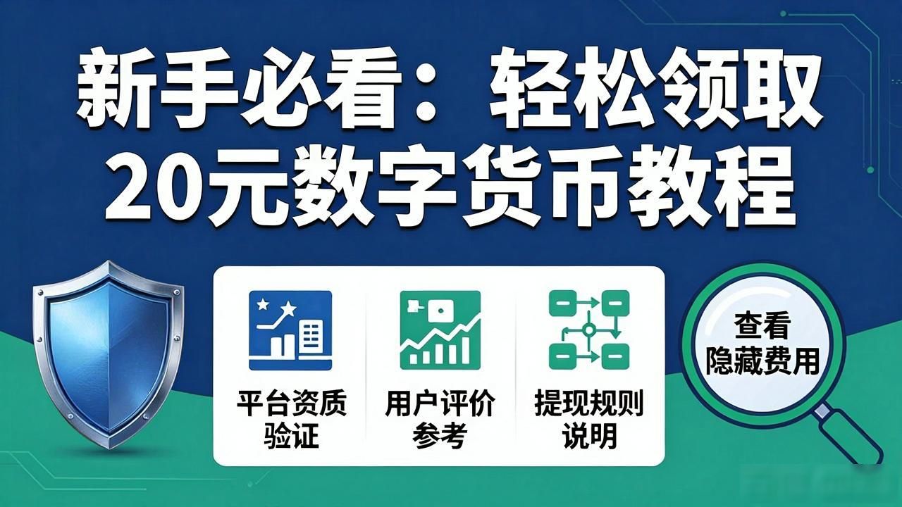 新手必看：轻松领取20元数字货币教程