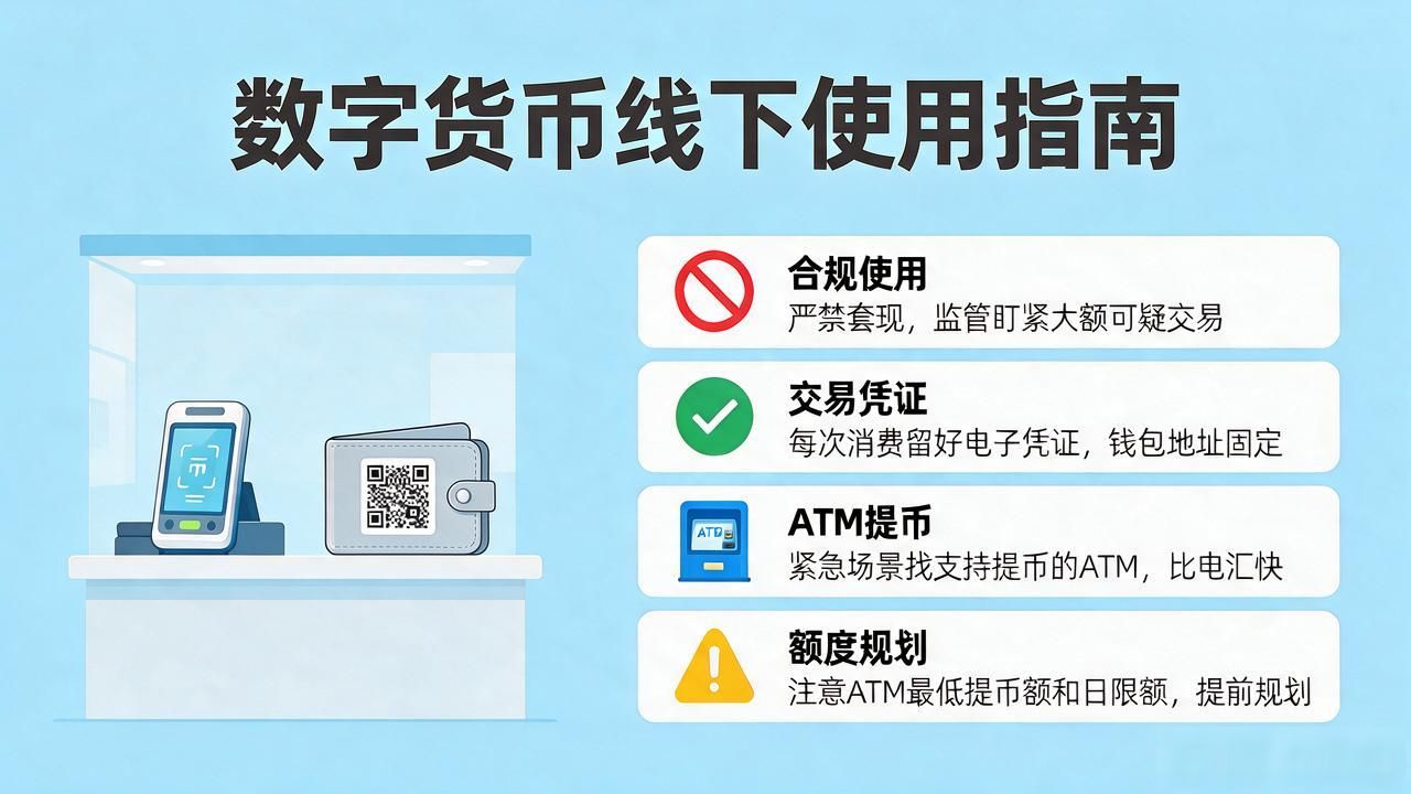 数字货币线下怎么使用 实体店扫码就能刷实用操作指南