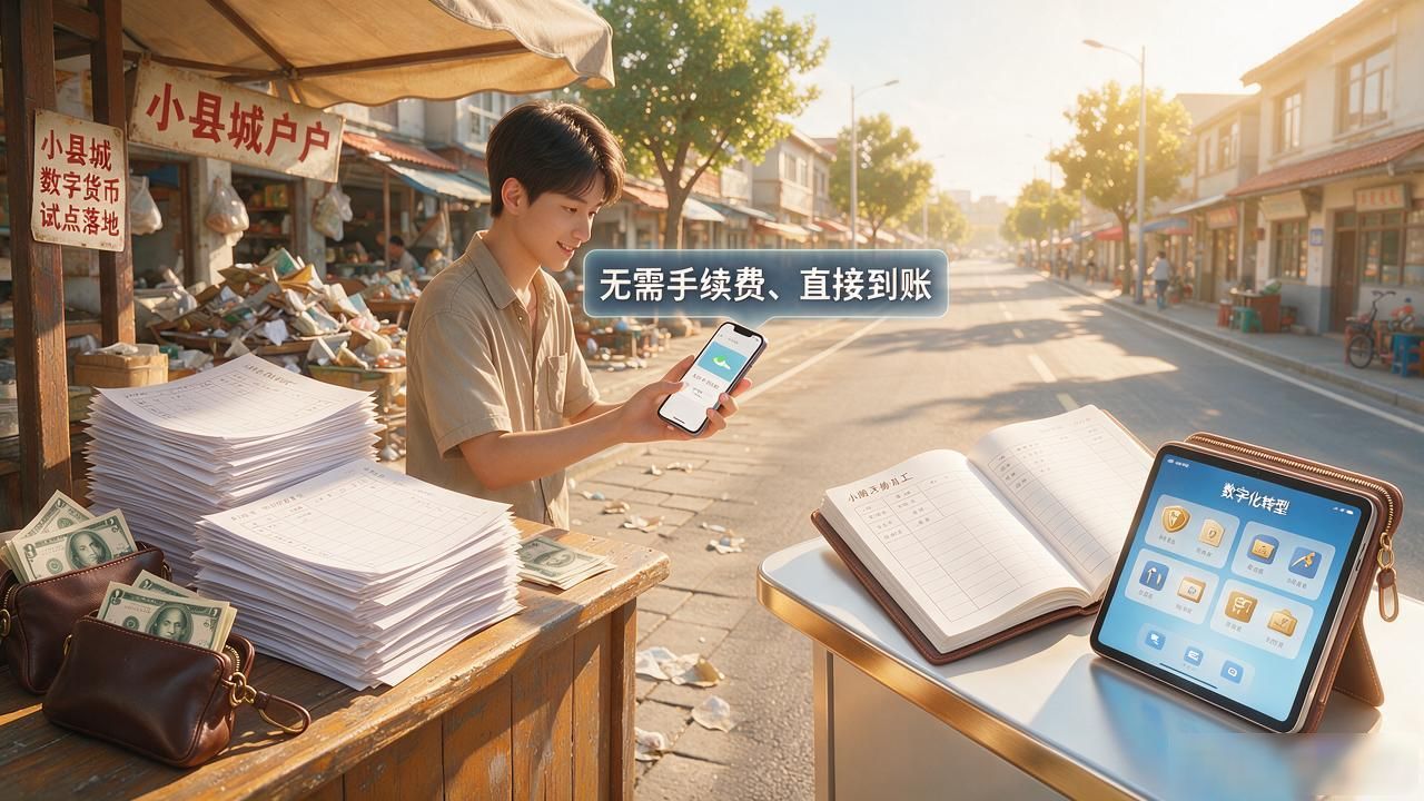 通化县数字货币试点落地了，咱小县城商户的钱包和账本该怎么变
