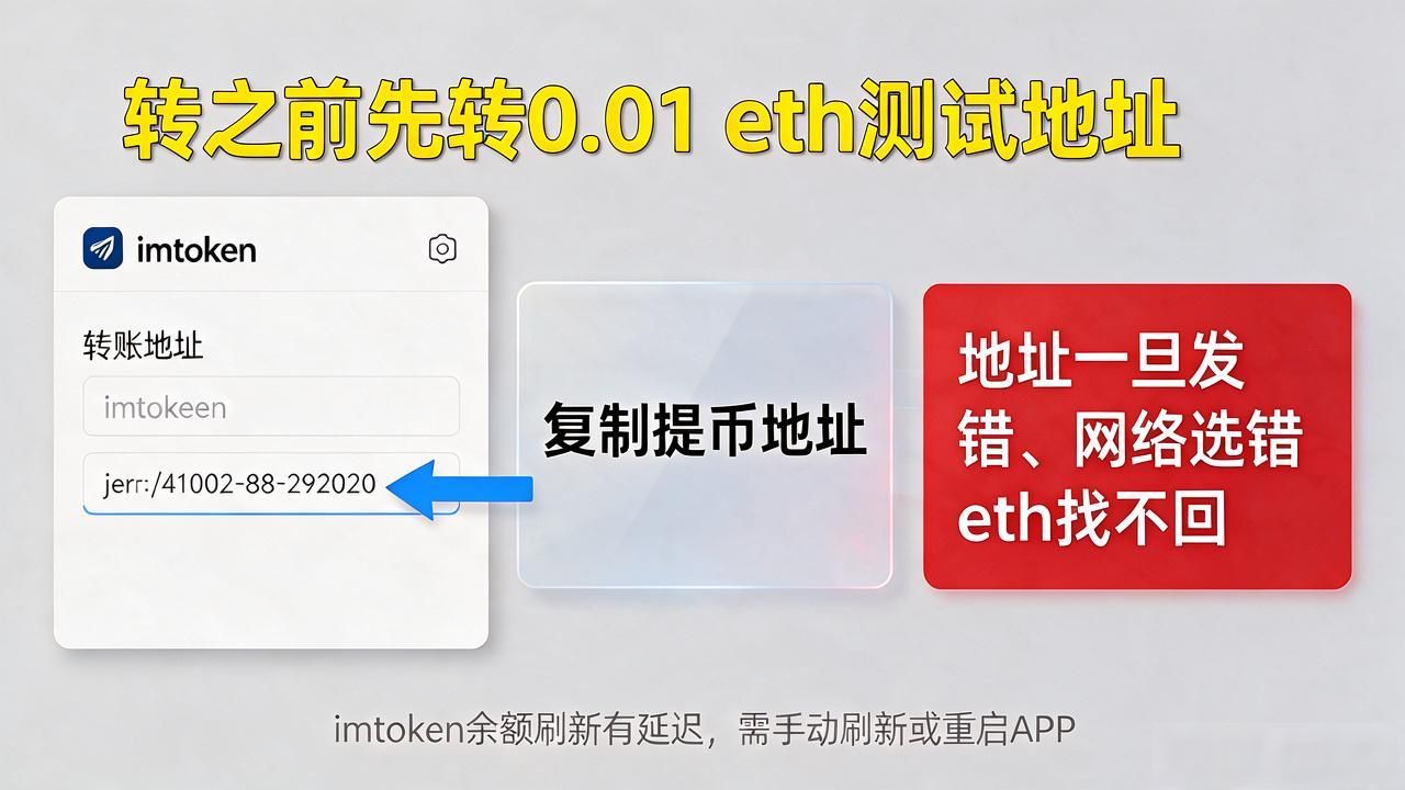 imtoken怎么买eth？手把手教你完成转账、确认和到账全流程
