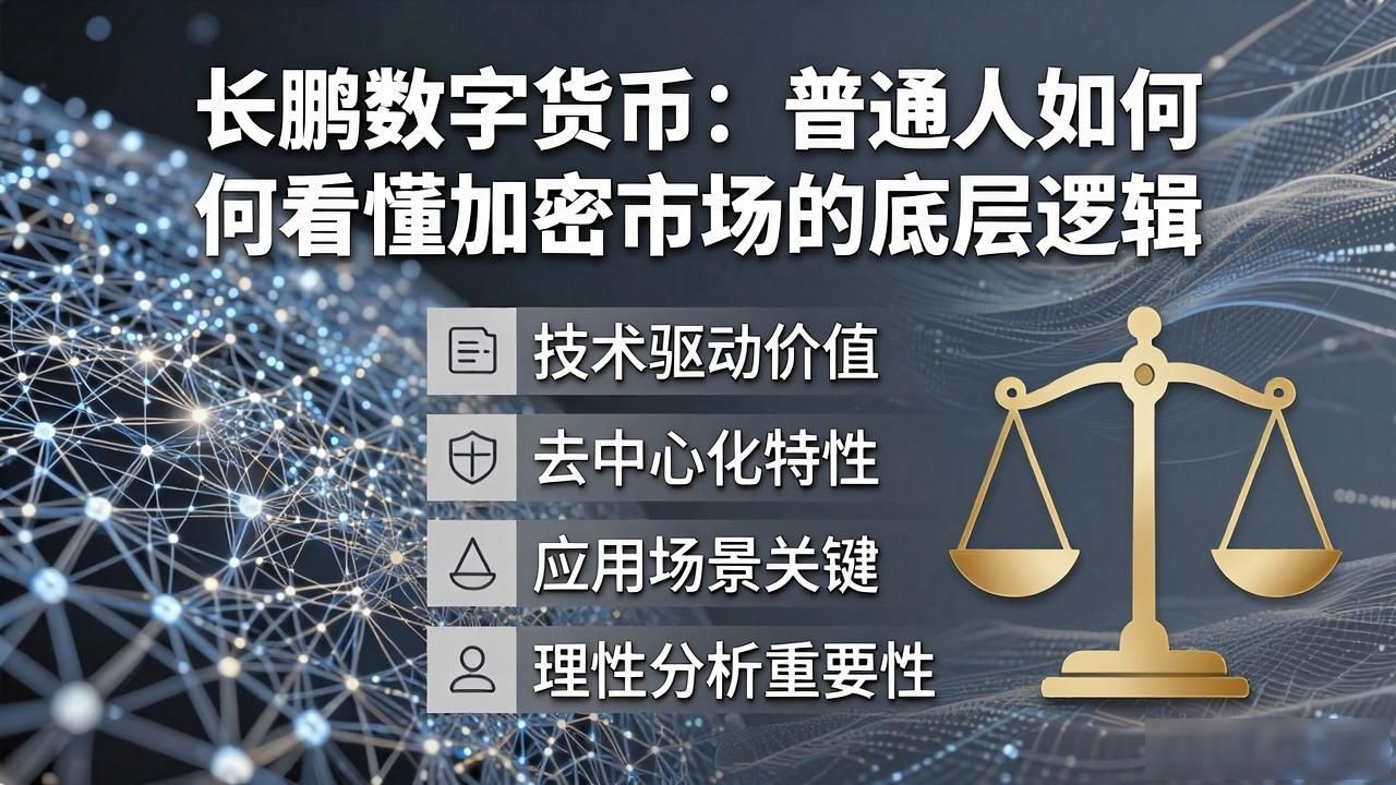 长鹏数字货币：普通人如何看懂加密市场的底层逻辑