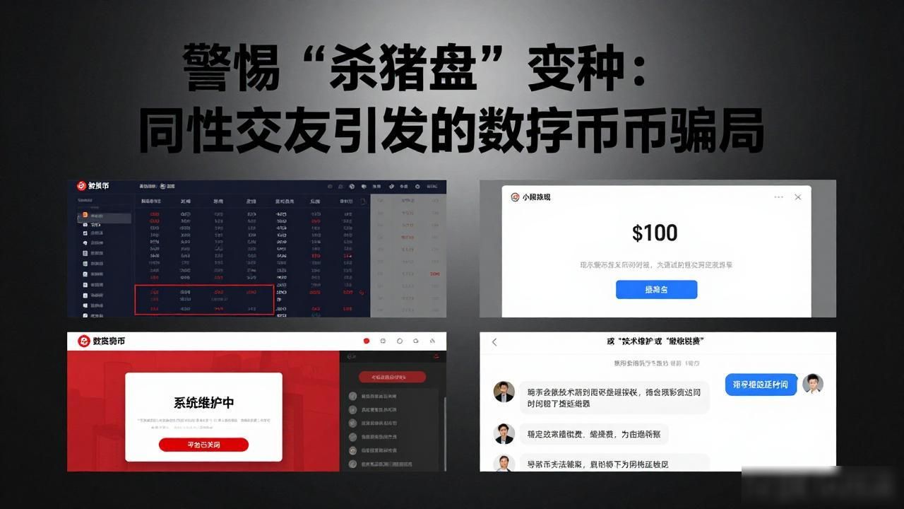 警惕“杀猪盘”变种：同性交友引发的数字货币骗局