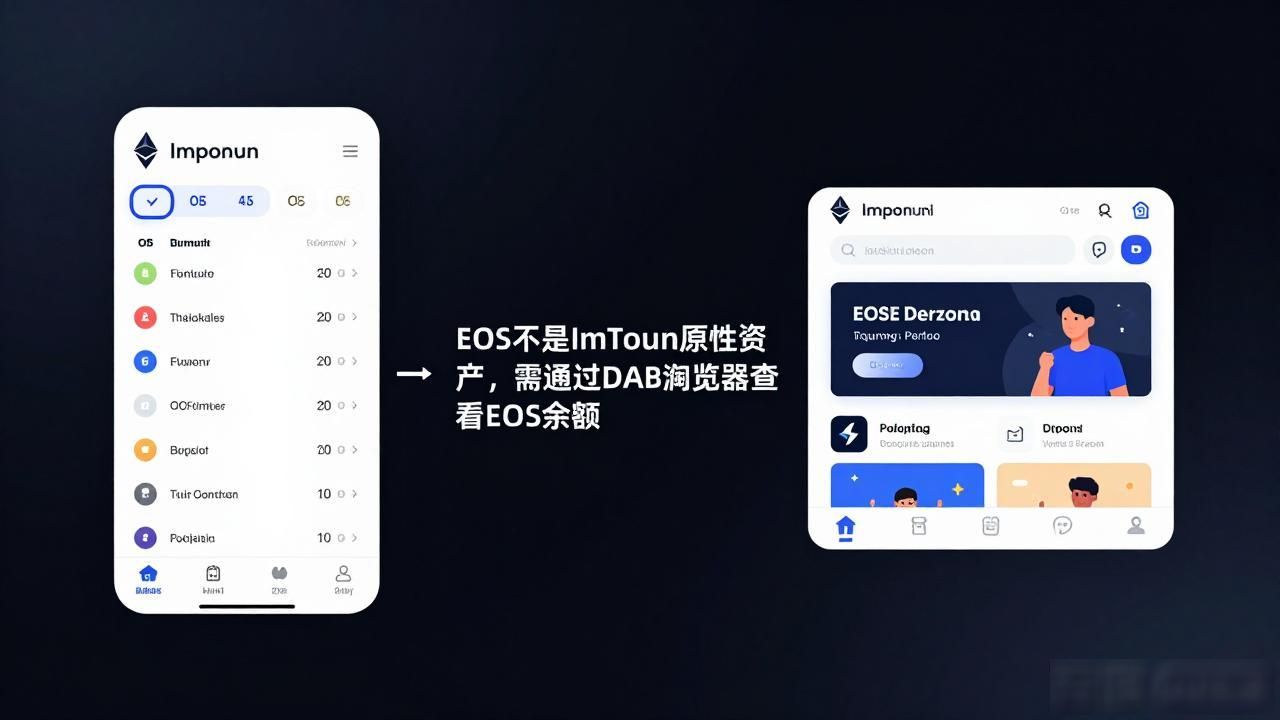 EOS转ImToken后资产丢失？这几步操作别搞混了