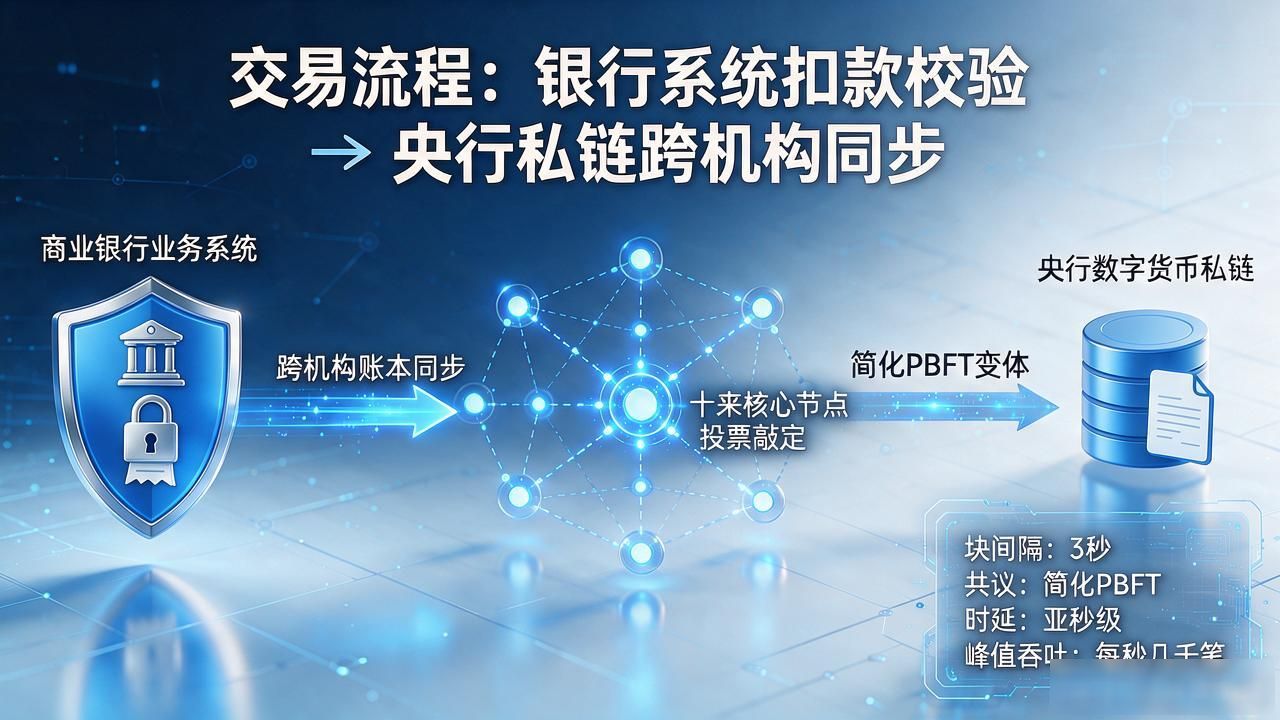 央行数字货币私链不是公有链，银行系统里账本怎么管谁来记