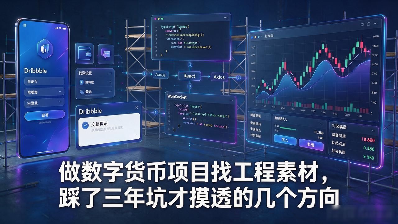 做数字货币项目找工程素材，踩了三年坑才摸透的几个方向
