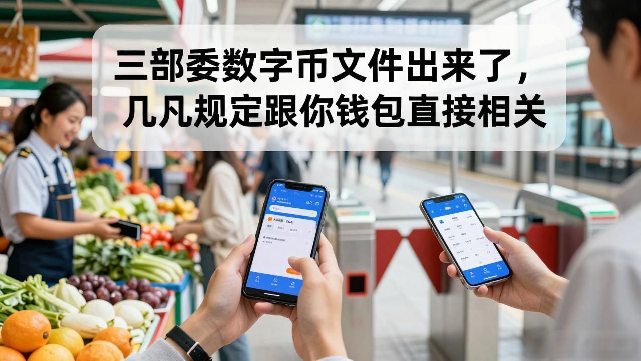 三部委数字货币文件出来了，这几条规定跟你钱包直接相关
