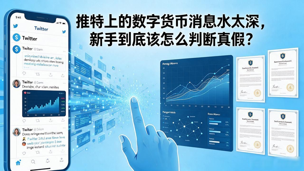 推特上的数字货币消息水太深，新手到底该怎么判断真假
