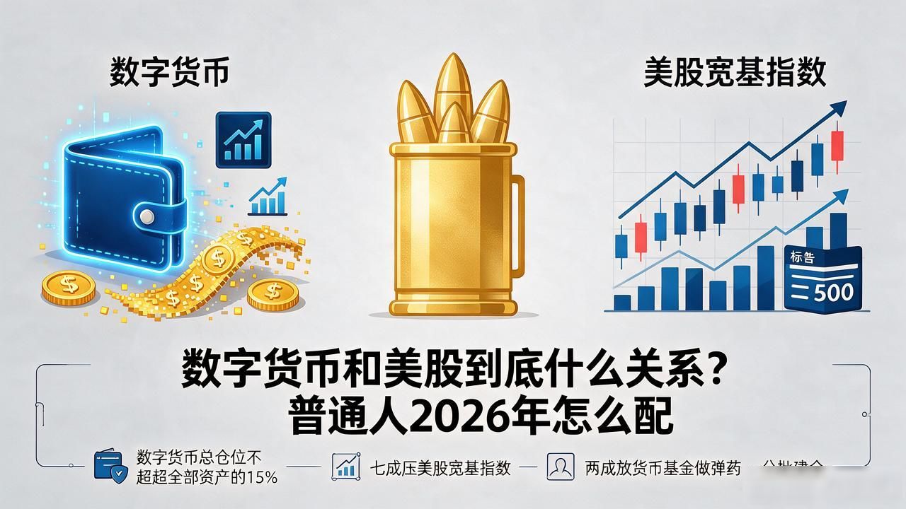 数字货币和美股到底什么关系？普通人2026年怎么配