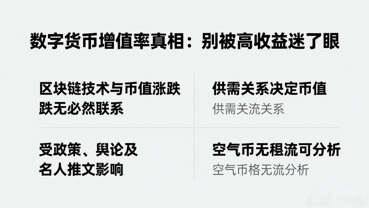 数字货币增值率真相：别被高收益迷了眼