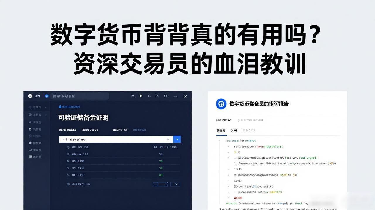 数字货币背书真的有用吗？资深交易员的血泪教训