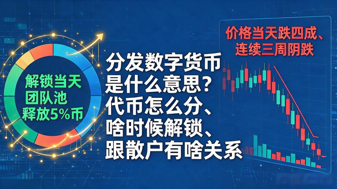 分发数字货币是什么意思？代币怎么分、啥时候解锁、跟散户有啥关系