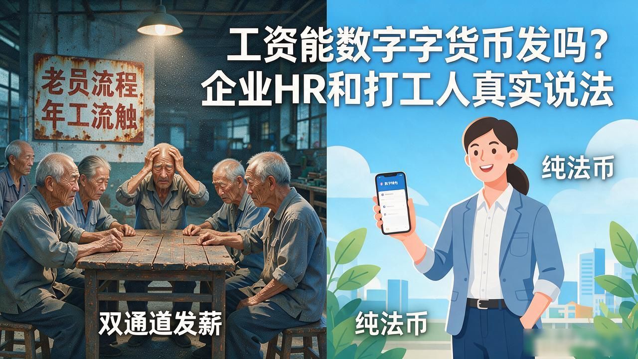 工资能数字货币发吗？企业HR和打工人真实说法