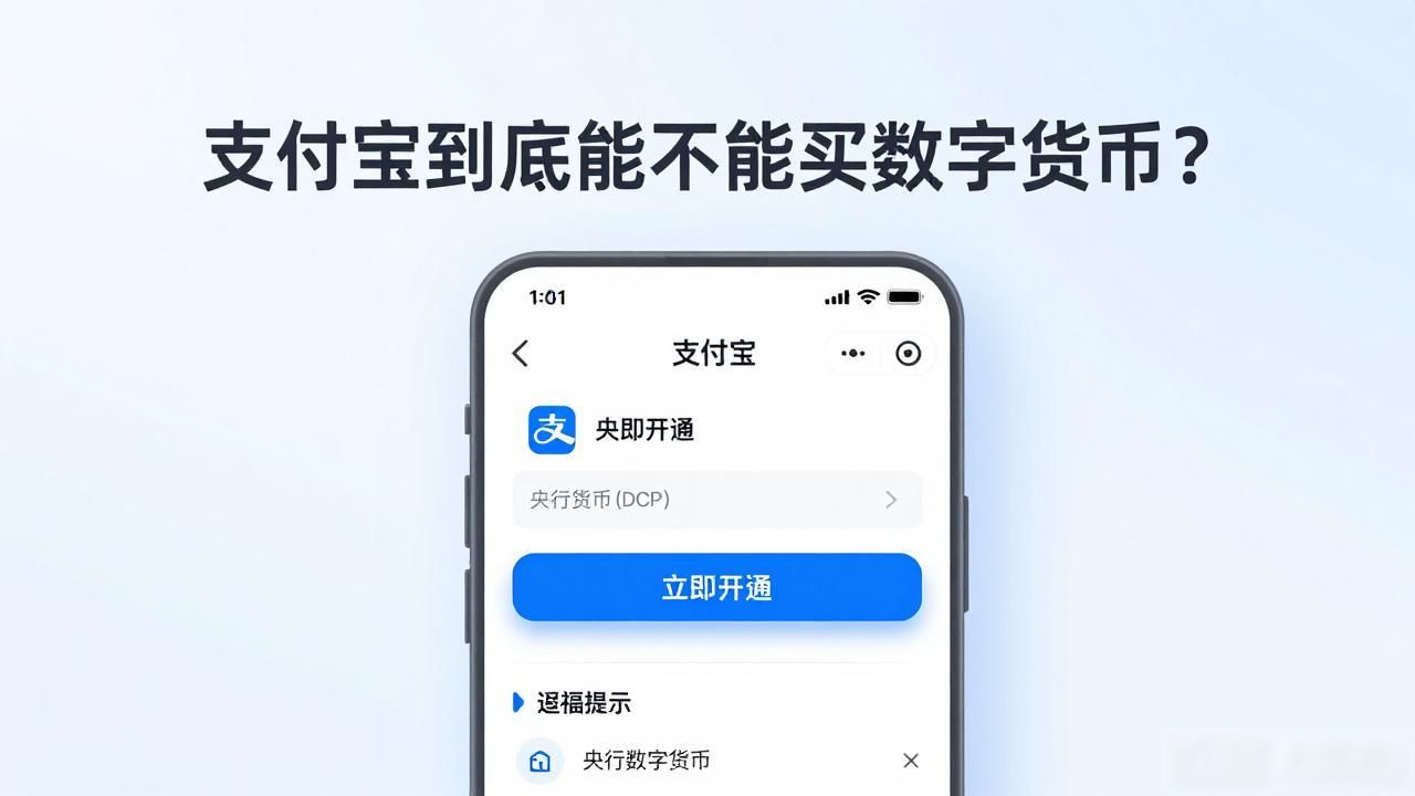 支付宝到底能不能买数字货币？